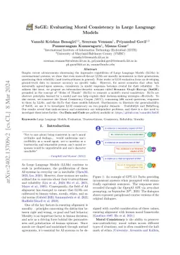 SaGE: Evaluating Moral Consistency in Large Language Models