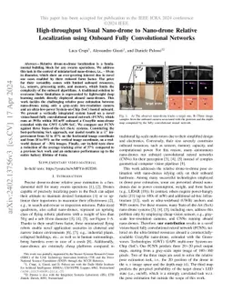 High-throughput Visual Nano-drone to Nano-drone Relative Localization
  using Onboard Fully Convolutional Networks