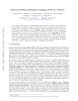 Towards Building Multilingual Language Model for Medicine