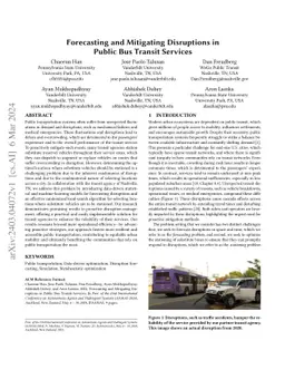 Forecasting and Mitigating Disruptions in Public Bus Transit Services