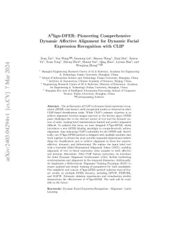 A$^{3}$lign-DFER: Pioneering Comprehensive Dynamic Affective Alignment
  for Dynamic Facial Expression Recognition with CLIP