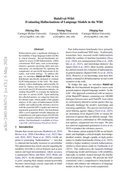 HaluEval-Wild: Evaluating Hallucinations of Language Models in the Wild