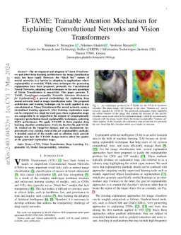 T-TAME: Trainable Attention Mechanism for Explaining Convolutional Networks and Vision Transformers