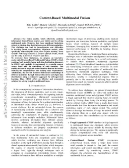 Context-Based Multimodal Fusion