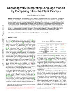 KnowledgeVIS: Interpreting Language Models by Comparing
  Fill-in-the-Blank Prompts
