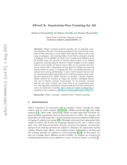 AFreeCA: Annotation-Free Counting for All