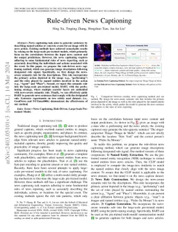 Rule-driven News Captioning