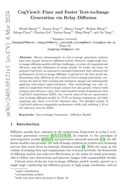 CogView3: Finer and Faster Text-to-Image Generation via Relay Diffusion