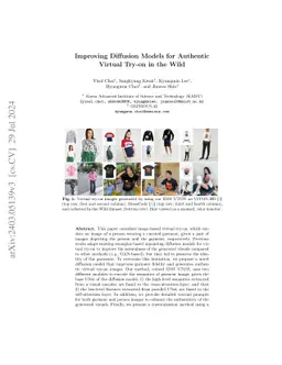 Improving Diffusion Models for Virtual Try-on