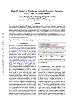 ChatUIE: Exploring Chat-based Unified Information Extraction using Large
  Language Models