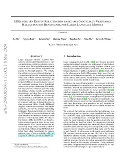 ERBench: An Entity-Relationship based Automatically Verifiable
  Hallucination Benchmark for Large Language Models