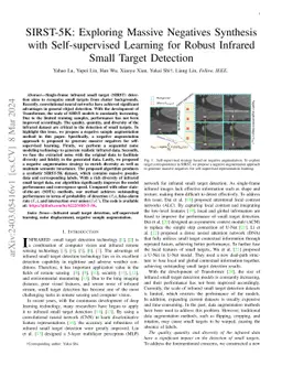 SIRST-5K: Exploring Massive Negatives Synthesis with Self-supervised
  Learning for Robust Infrared Small Target Detection