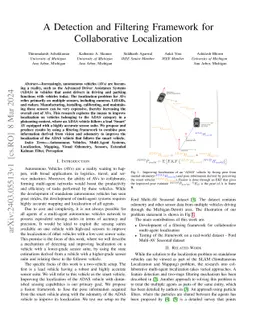 A Detection and Filtering Framework for Collaborative Localization