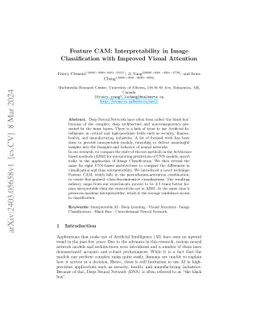 Feature CAM: Interpretable AI in Image Classification