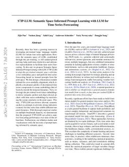 $\textbf{S}^2$IP-LLM: Semantic Space Informed Prompt Learning with LLM
  for Time Series Forecasting