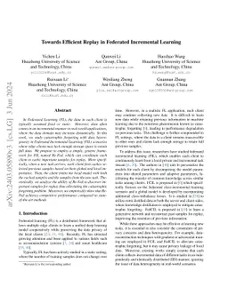 Towards Efficient Replay in Federated Incremental Learning