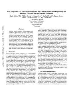FairTargetSim: An Interactive Simulator for Understanding and Explaining the Fairness Effects of Target Variable Definition