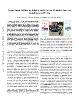 Cross-Cluster Shifting for Efficient and Effective 3D Object Detection
  in Autonomous Driving