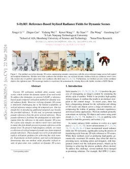 S-DyRF: Reference-Based Stylized Radiance Fields for Dynamic Scenes