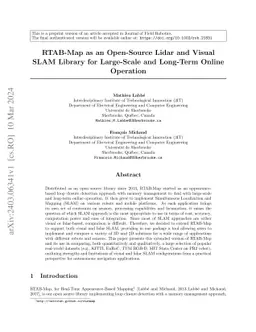 RTAB-Map as an Open-Source Lidar and Visual SLAM Library for Large-Scale
  and Long-Term Online Operation