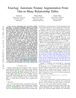 FeatAug: Automatic Feature Augmentation From One-to-Many Relationship
  Tables
