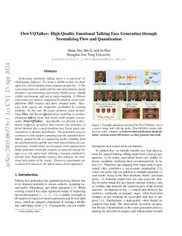 FlowVQTalker: High-Quality Emotional Talking Face Generation through
  Normalizing Flow and Quantization