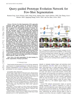 Query-guided Prototype Evolution Network for Few-Shot Segmentation