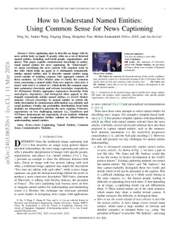How to Understand Named Entities: Using Common Sense for News Captioning