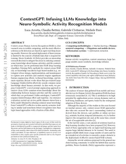 ContextGPT: Infusing LLMs Knowledge into Neuro-Symbolic Activity Recognition Models