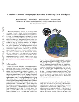 EarthLoc: Astronaut Photography Localization by Indexing Earth from
  Space