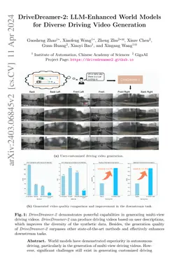 DriveDreamer-2: LLM-Enhanced World Models for Diverse Driving Video
  Generation