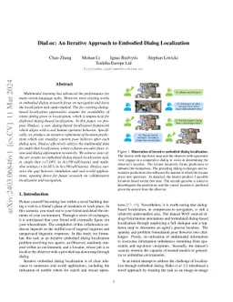 DiaLoc: An Iterative Approach to Embodied Dialog Localization