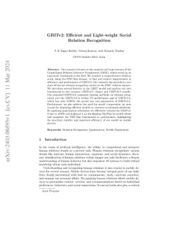 GRITv2: Efficient and Light-weight Social Relation Recognition