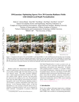 DNGaussian: Optimizing Sparse-View 3D Gaussian Radiance Fields with
  Global-Local Depth Normalization