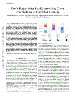 History-Aware and Dynamic Client Contribution in Federated Learning