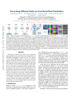 Text-to-Image Diffusion Models are Great Sketch-Photo Matchmakers