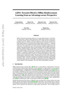 A2PO: Towards Effective Offline Reinforcement Learning from an
  Advantage-aware Perspective