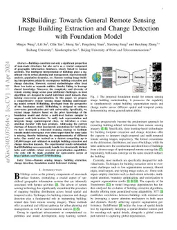 RSBuilding: Towards General Remote Sensing Image Building Extraction and
  Change Detection with Foundation Model