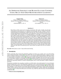An Improved Strategy for Blood Glucose Control Using Multi-Step Deep
  Reinforcement Learning