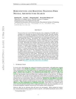 Robustifying and Boosting Training-Free Neural Architecture Search