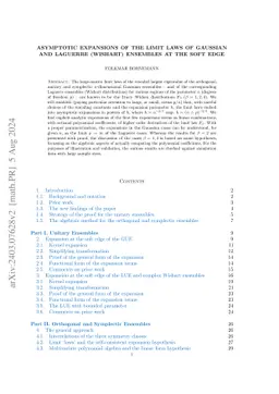 Asymptotic Expansions of the Limit Laws of Gaussian and Laguerre
  (Wishart) Ensembles at the Soft Edge