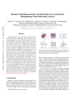 Dynamic Graph Representation with Knowledge-aware Attention for
  Histopathology Whole Slide Image Analysis