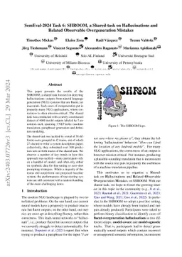 SemEval-2024 Shared Task 6: SHROOM, a Shared-task on Hallucinations and
  Related Observable Overgeneration Mistakes