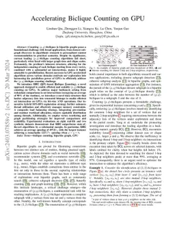 Accelerating Biclique Counting on GPU