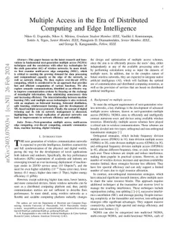 Multiple Access in the Era of Distributed Computing and Edge
  Intelligence