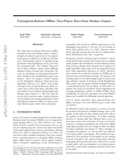 Corruption-Robust Offline Two-Player Zero-Sum Markov Games