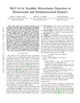 McCatch: Scalable Microcluster Detection in Dimensional and
  Nondimensional Datasets