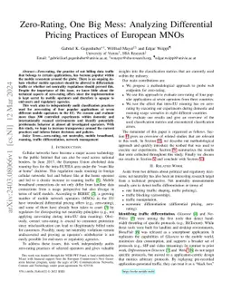 Zero-Rating, One Big Mess: Analyzing Differential Pricing Practices of
  European MNOs