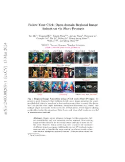 Follow-Your-Click: Open-domain Regional Image Animation via Short
  Prompts