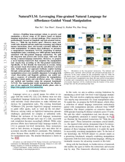 NaturalVLM: Leveraging Fine-grained Natural Language for
  Affordance-Guided Visual Manipulation